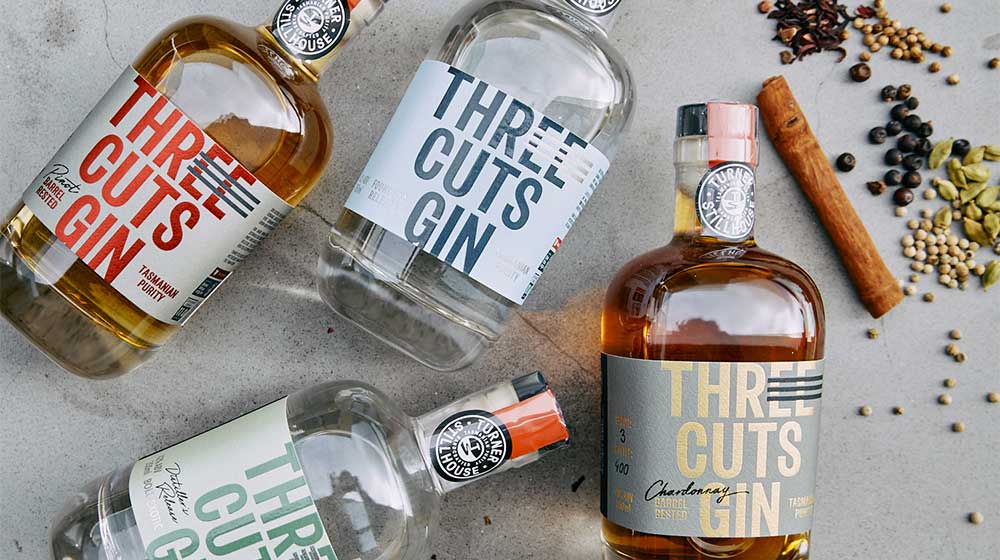 Three Cuts Gin & Vodka | Turner Stillhouse - Tasmanian Purity